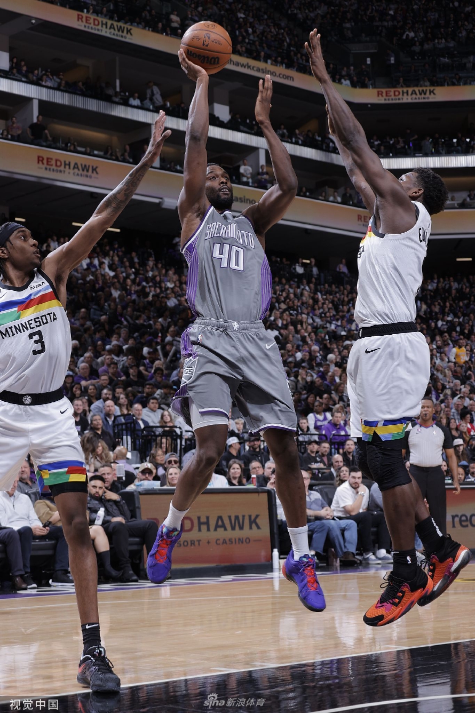 [NBA]森林狼119-115国王 全队7人得分上双